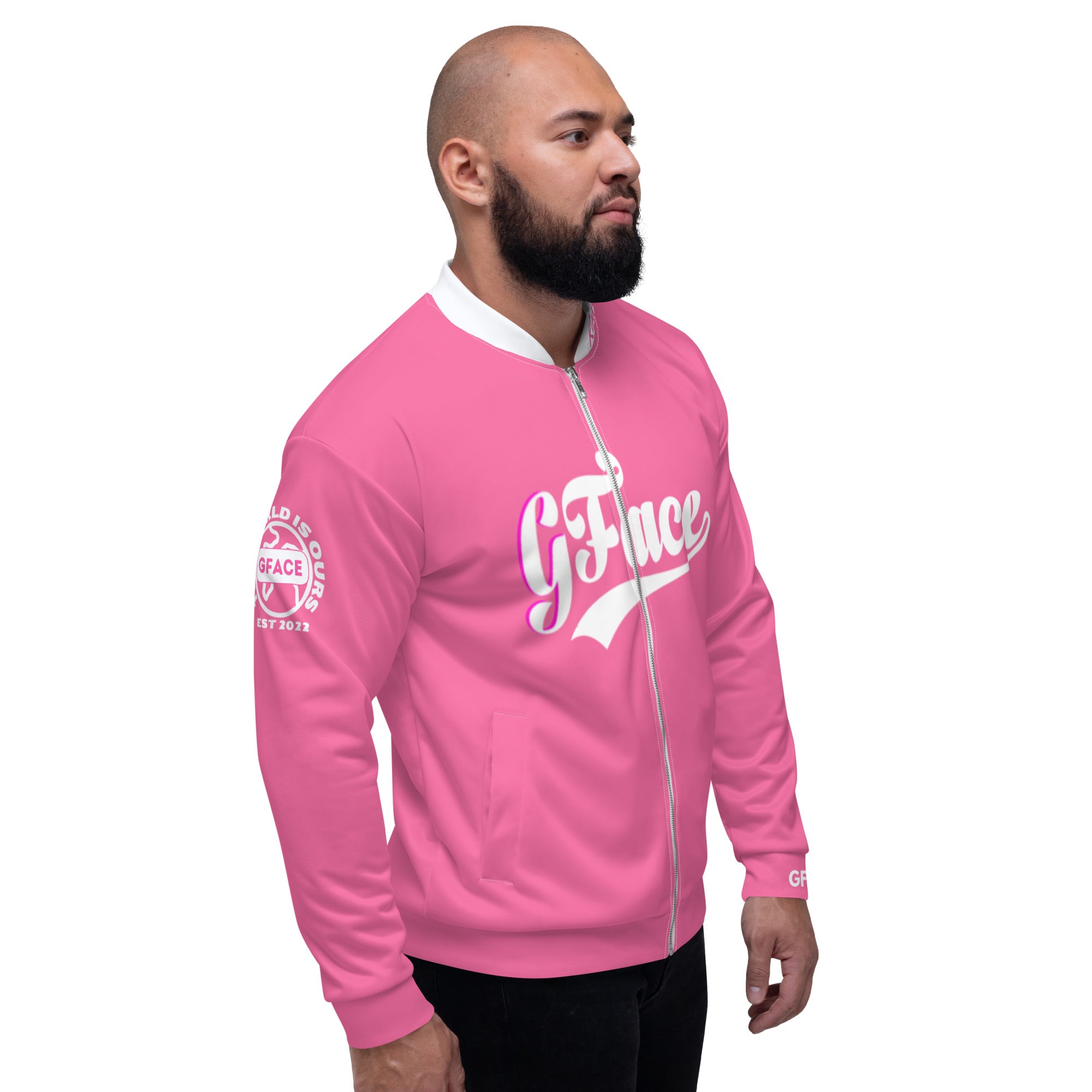 Unisex Bomber Jacket Pink Gface Vip