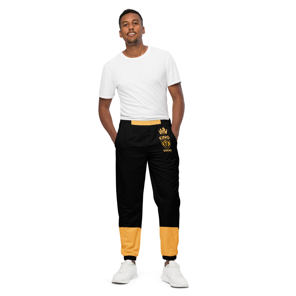 Unisex (B/Gold) track pants Gface King Swag