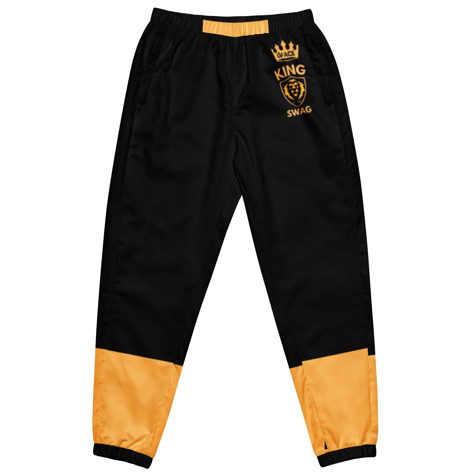 Unisex (B/Gold) track pants Gface King Swag