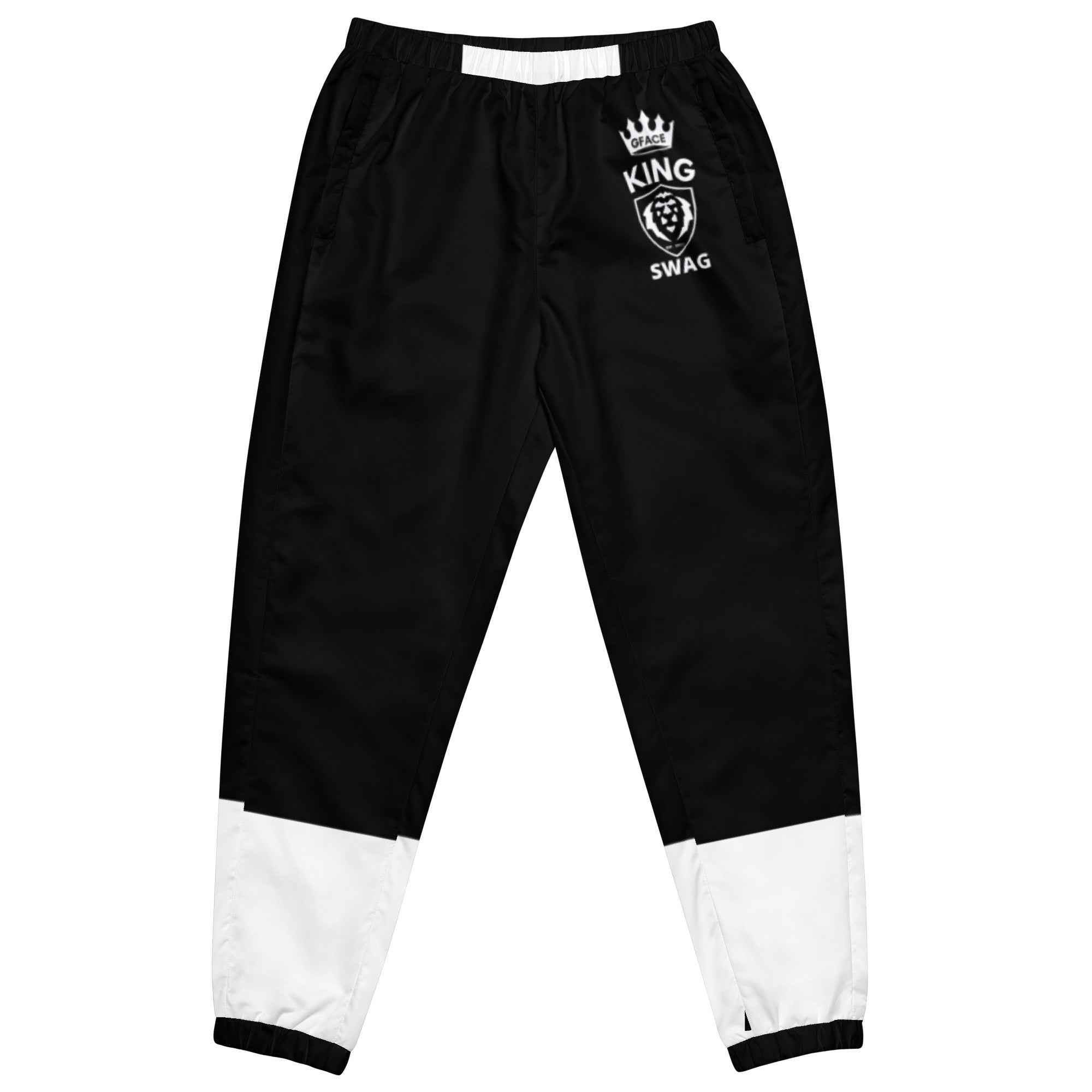 Unisex 2-tone (B/W) track pants Gface King Swag