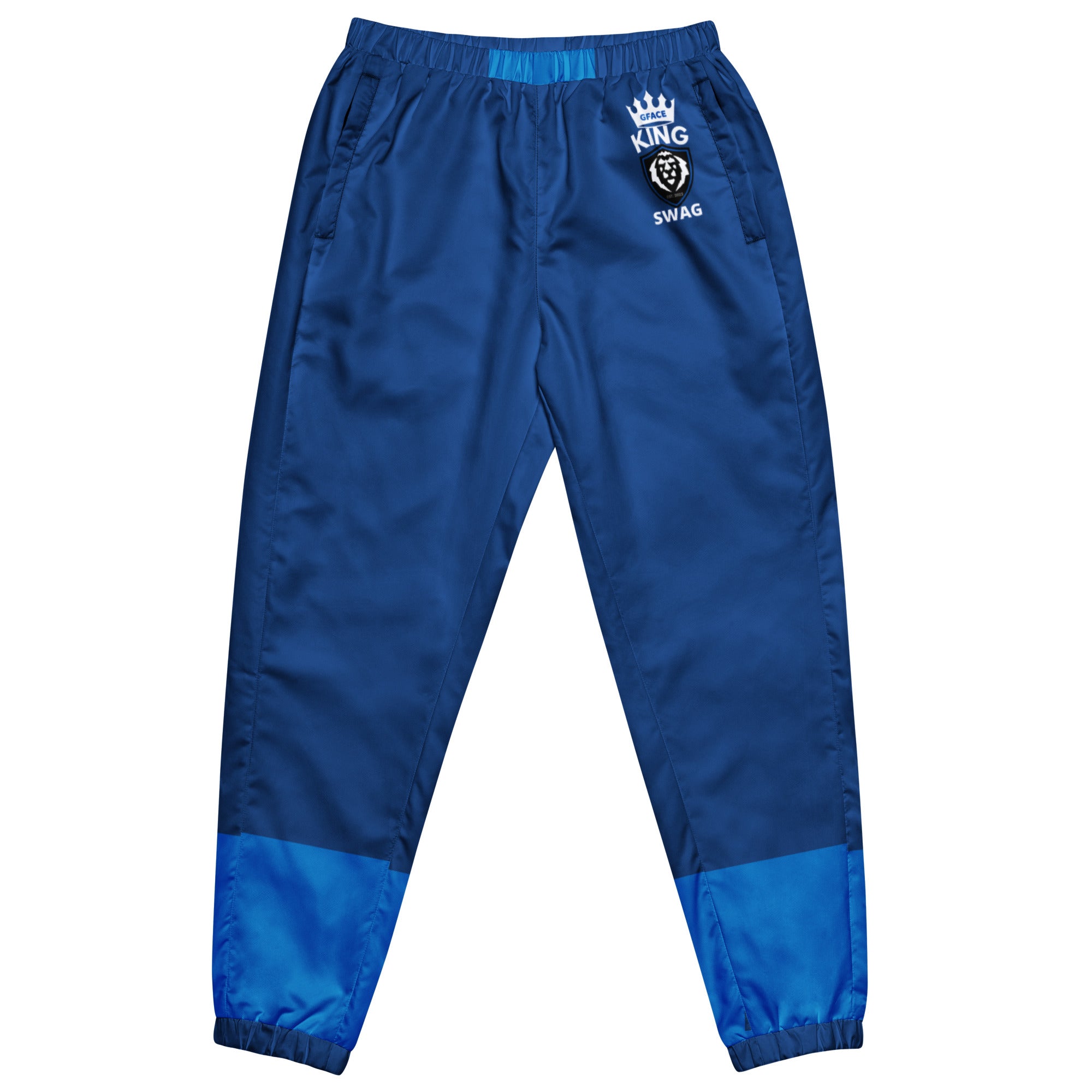 Unisex track 2-tone ( B/LBlue) pants Gface King Swag