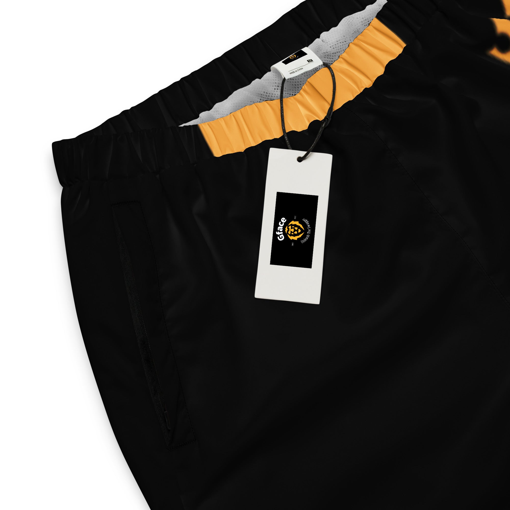 Unisex (B/Gold) track pants Gface King Swag