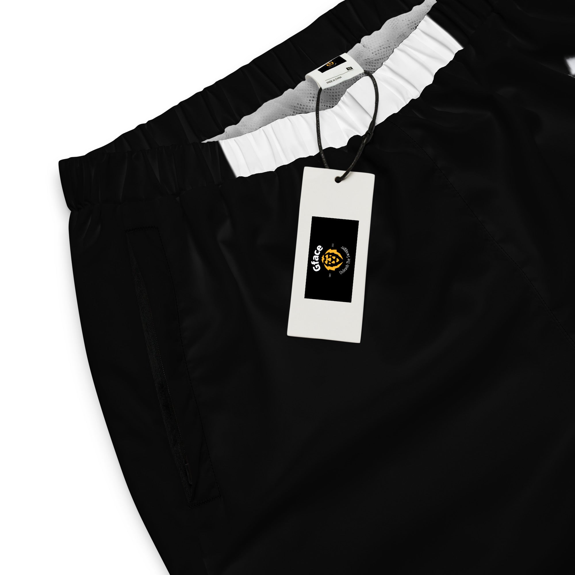 Unisex 2-tone (B/W) track pants Gface King Swag