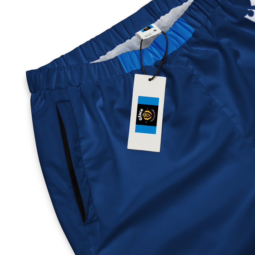 Unisex track 2-tone ( B/LBlue) pants Gface King Swag