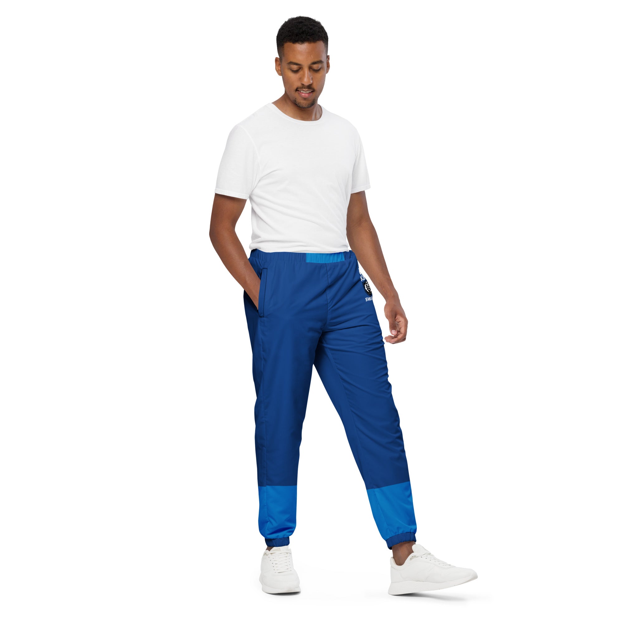 Unisex track 2-tone ( B/LBlue) pants Gface King Swag