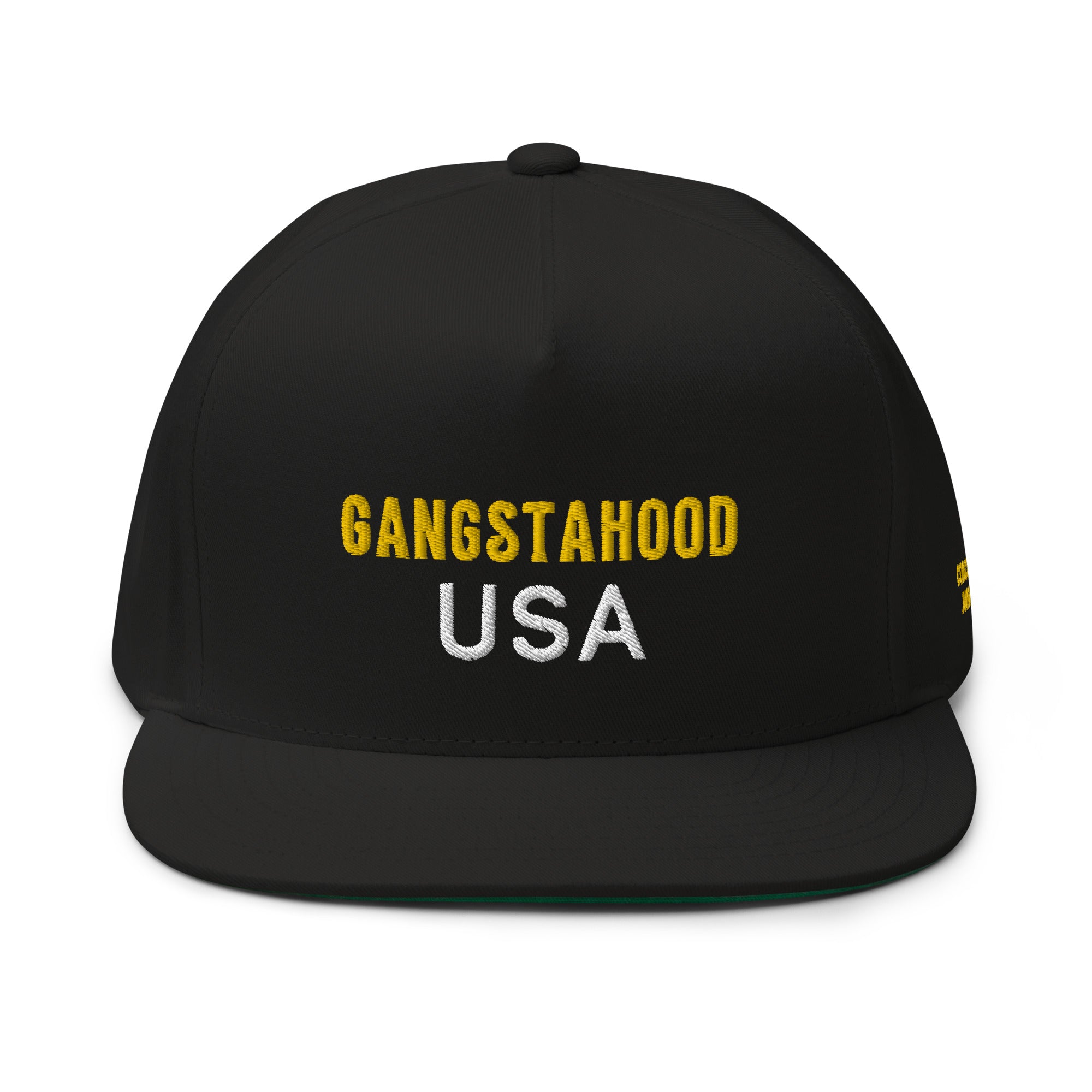 Flat Bill Cap Gangstahood Usa