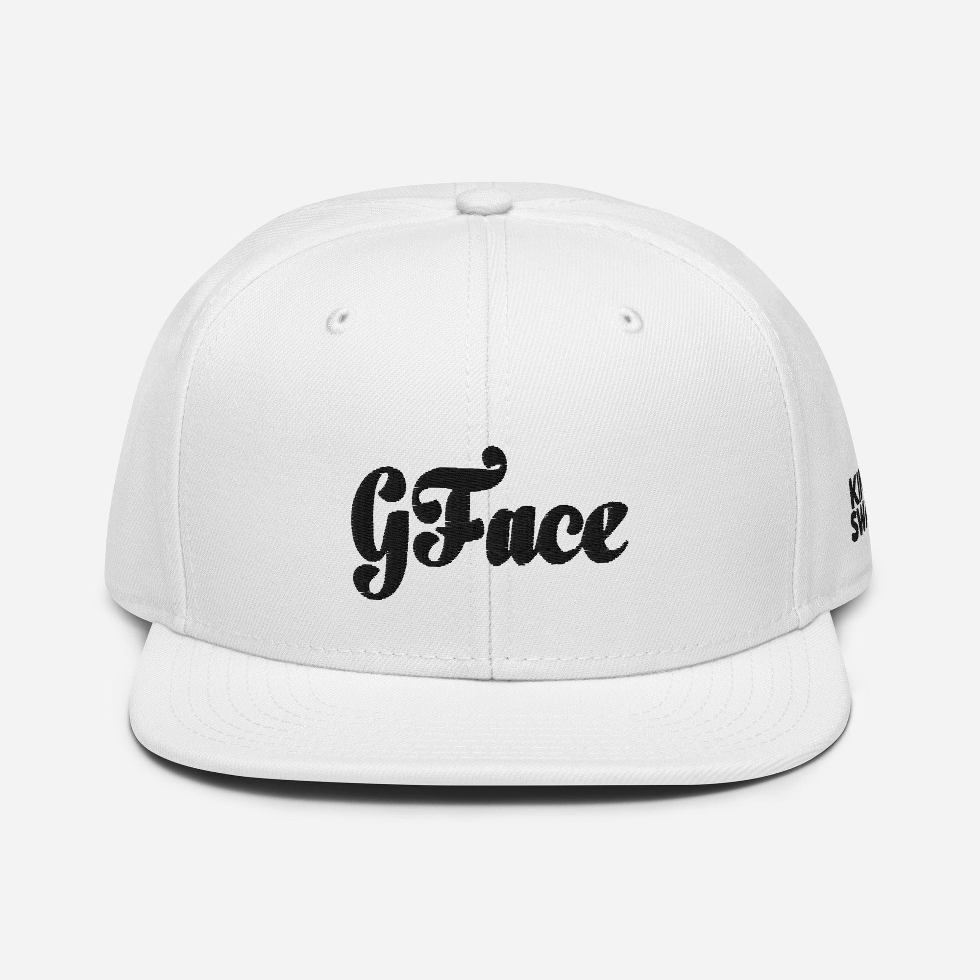 Snapback White Hat Gface King Swag