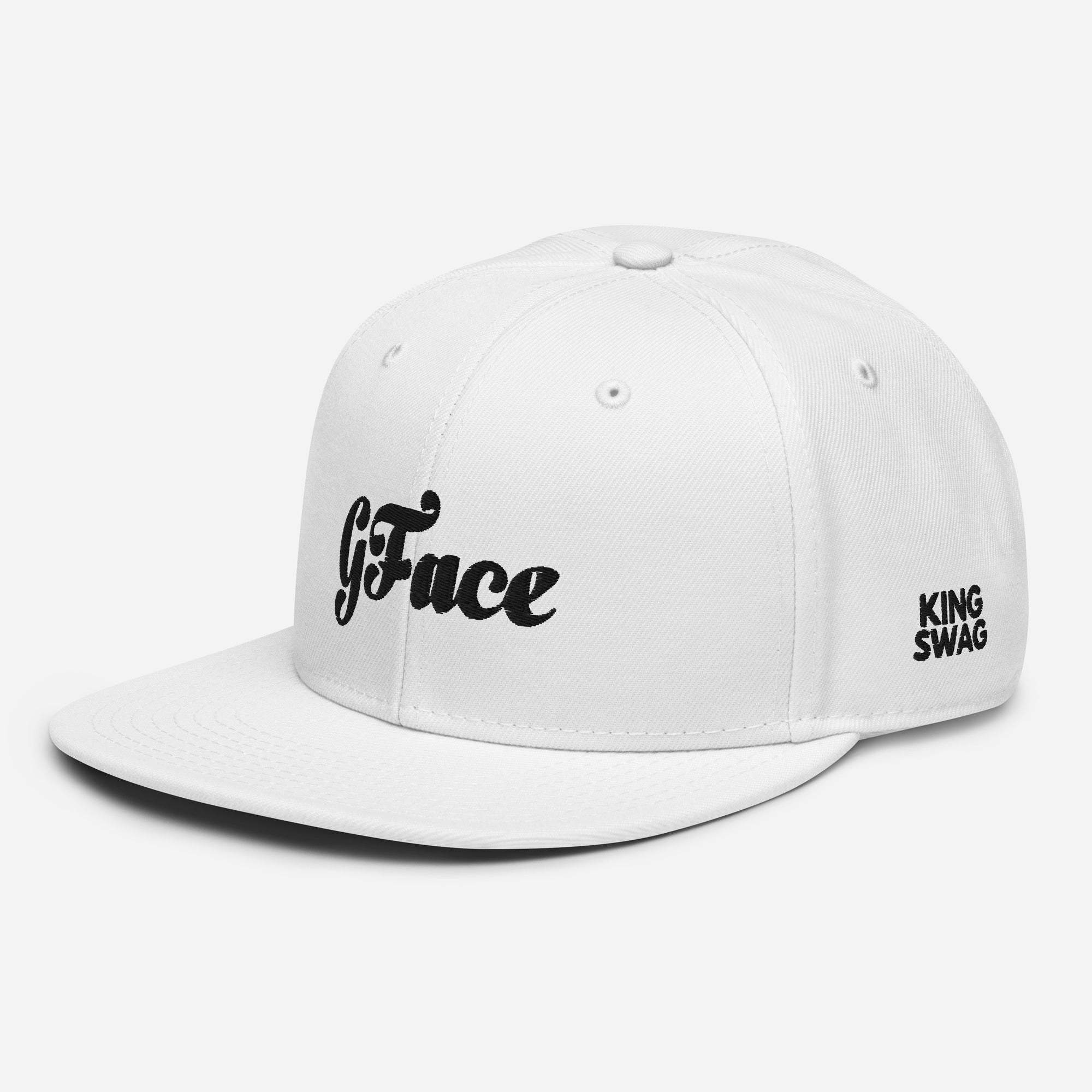 Snapback White Hat Gface King Swag