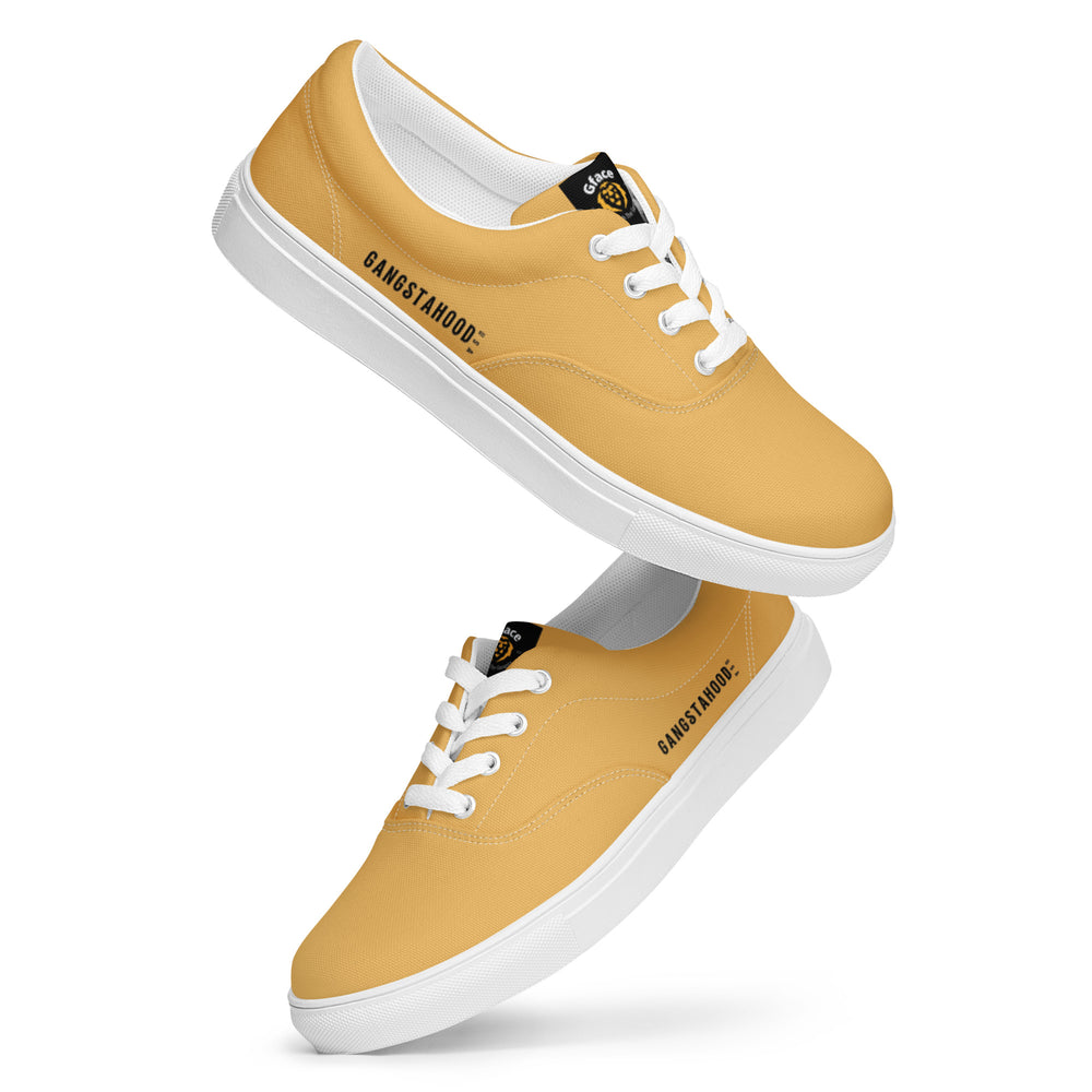 Women’s lace-up canvas shoes GANGSTAHOOD USA