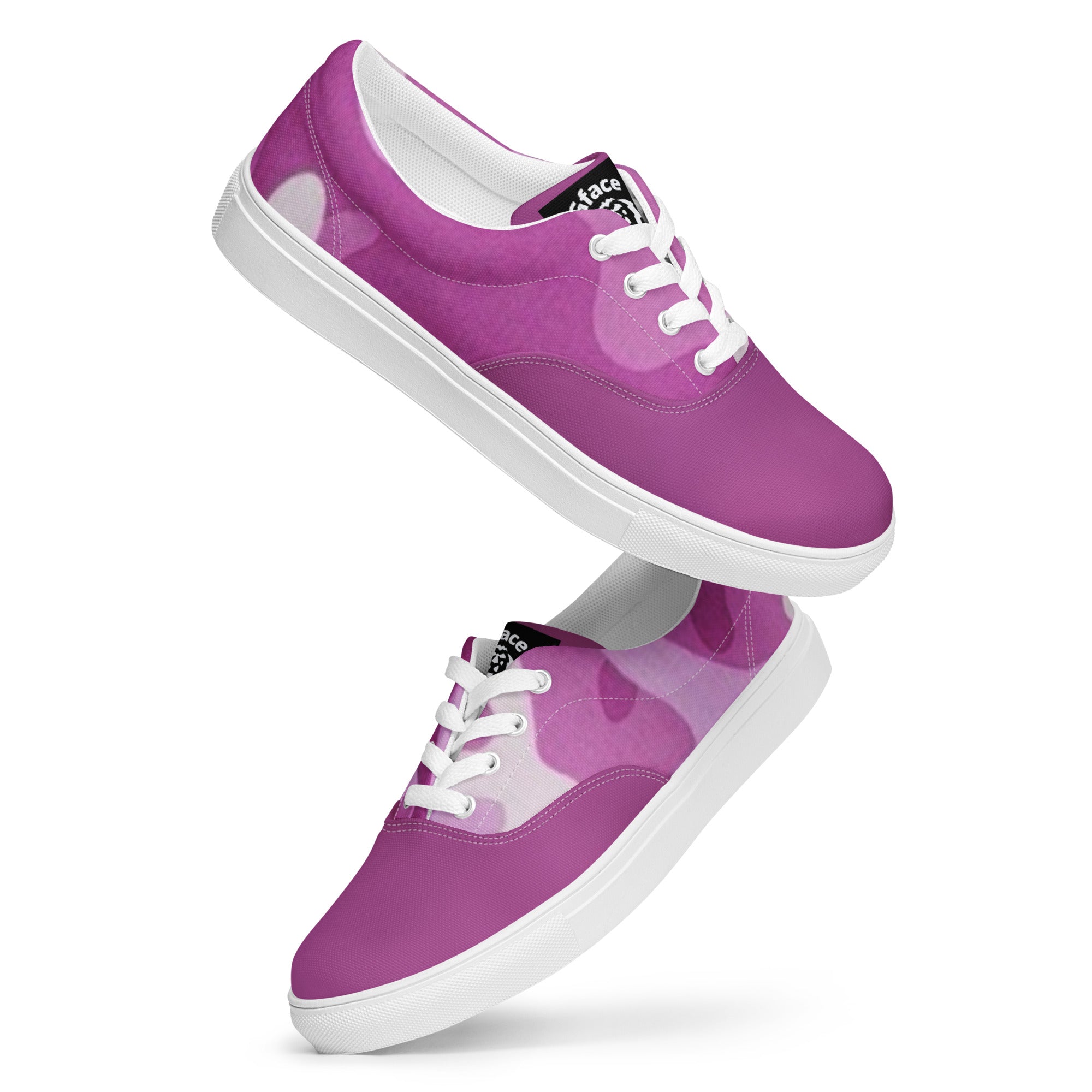 Women’s lace-up canvas Camo (P/Grey) Gface Swag Kicks limited