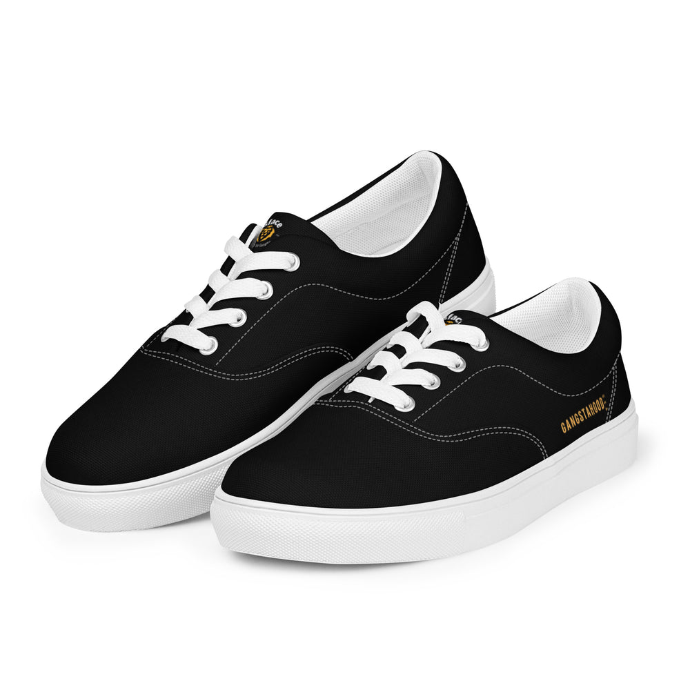 Women’s lace-up canvas shoes GANGSTAHOOD USA