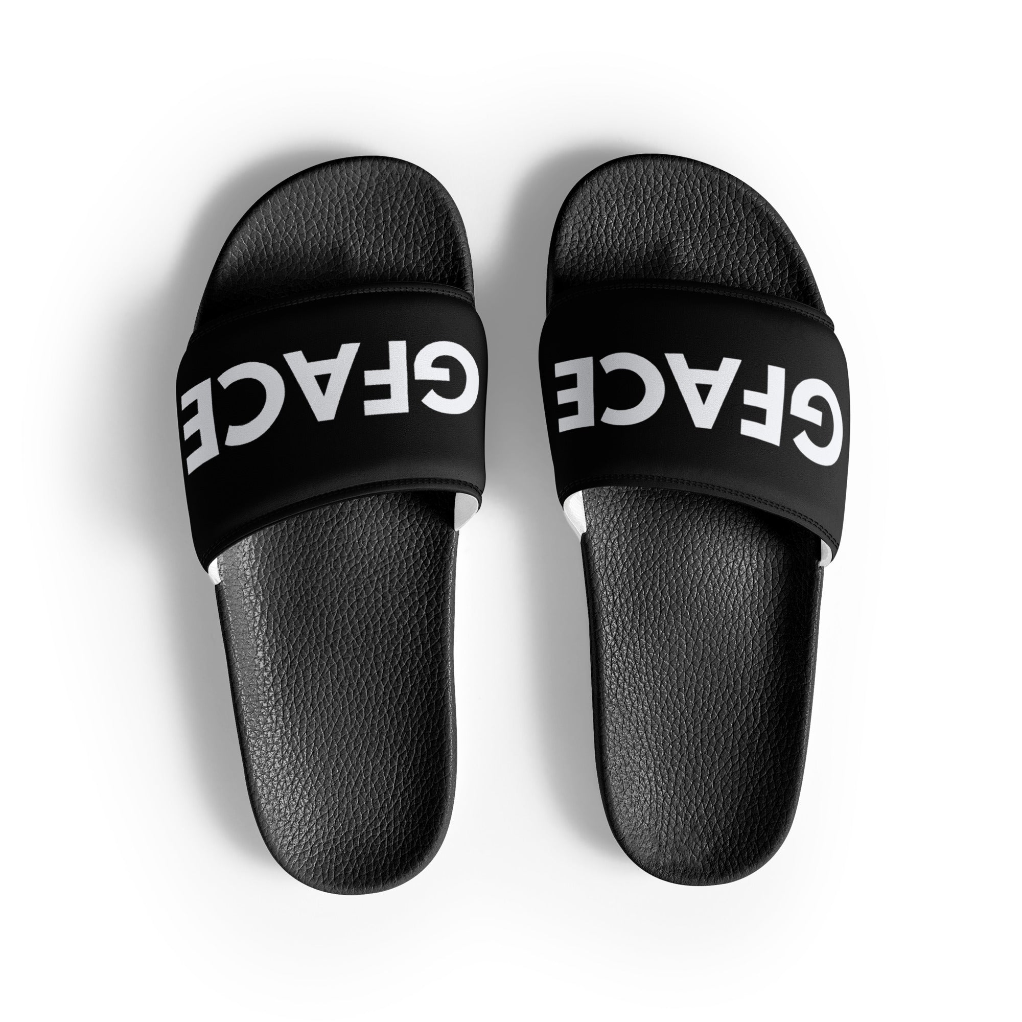 Women's Black GFACE Slides