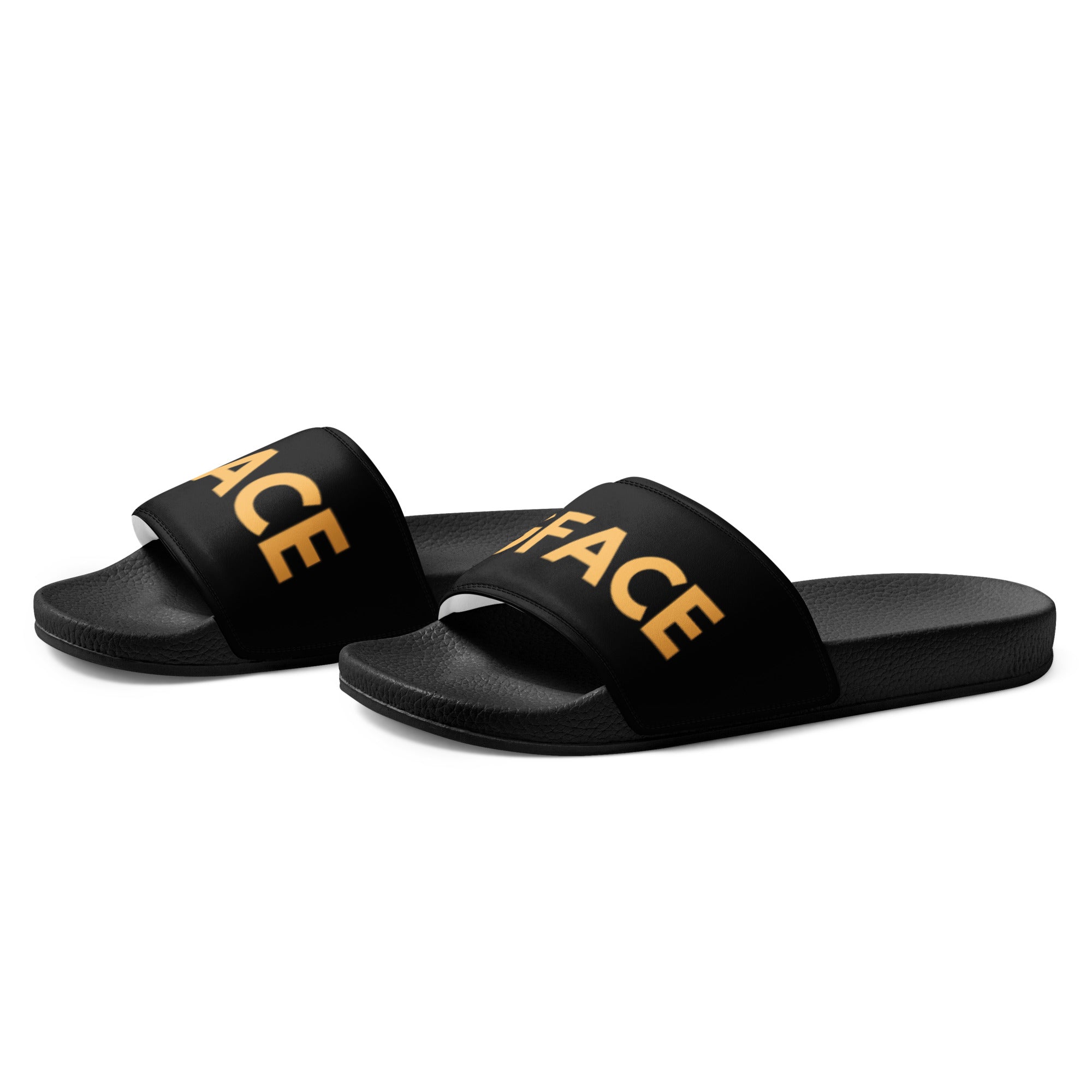 Women's  (B/Gold) Gface Slides