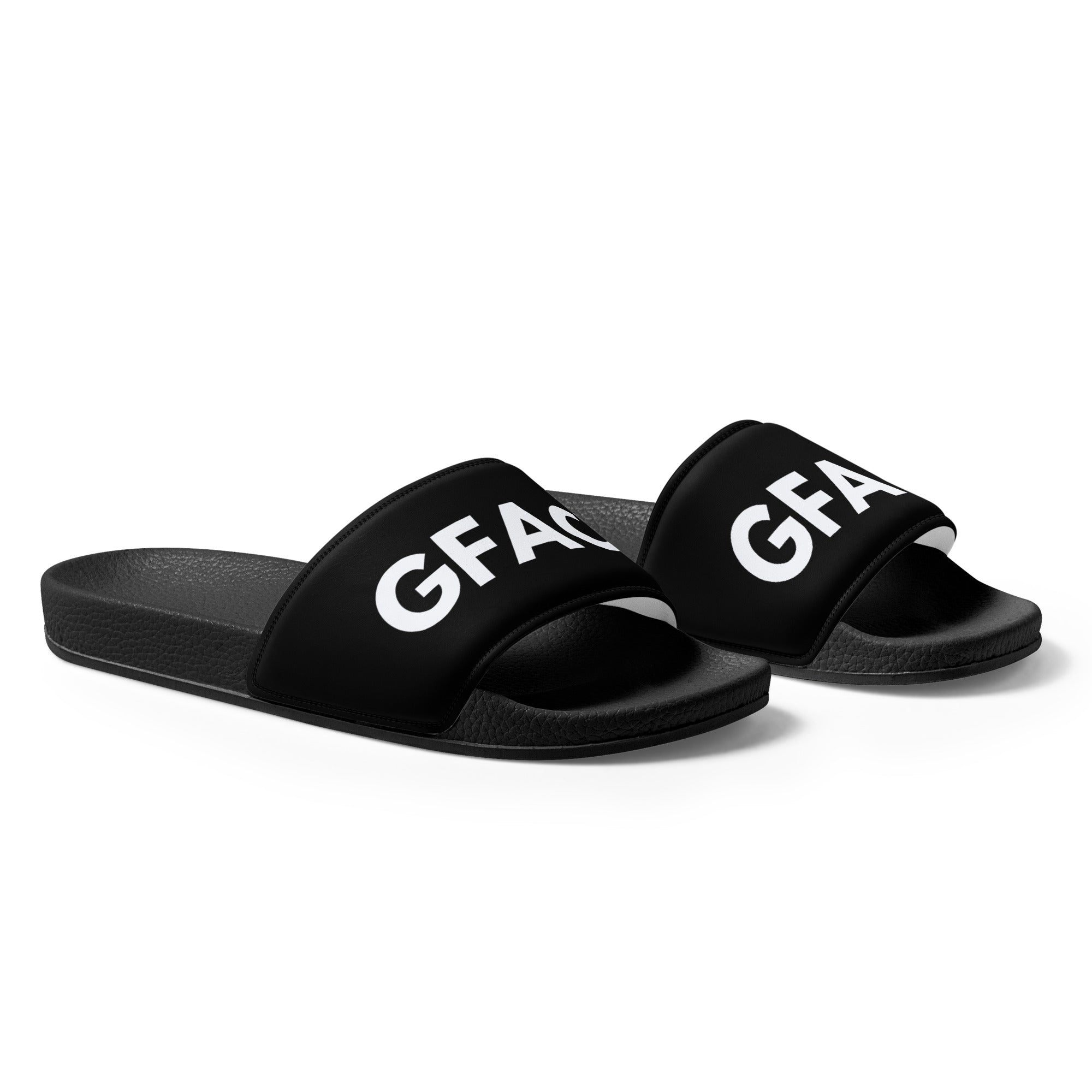 Women's Black GFACE Slides